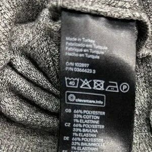 H&M One-Shoulder Gray charcoal Knit Top
