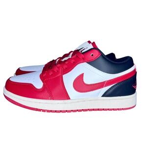 Air Jordan 1 Low Red White Black, Athletic Shoes 4.5Y